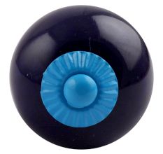 Navy Blue Round Turquoise Fitting Ceramic Knob